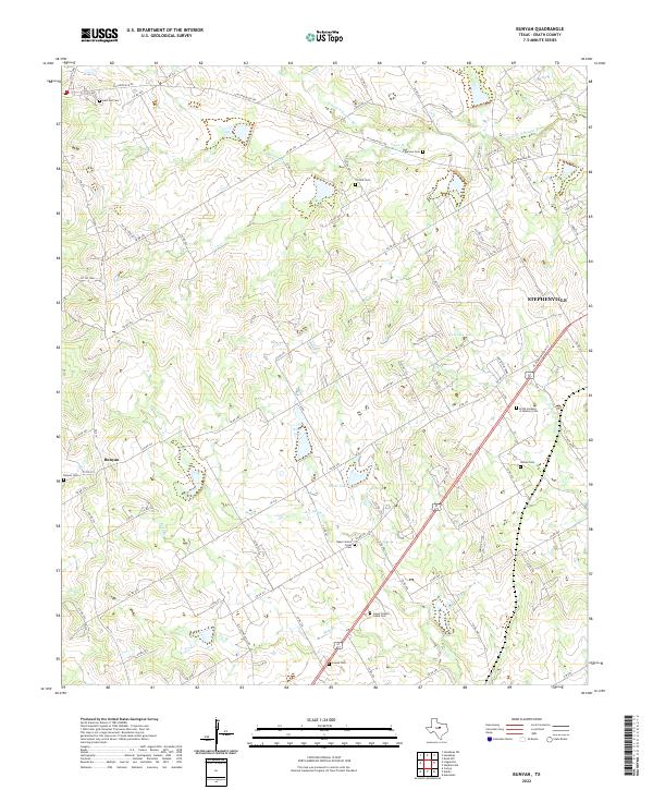 Bunyan topographic map thumbnail