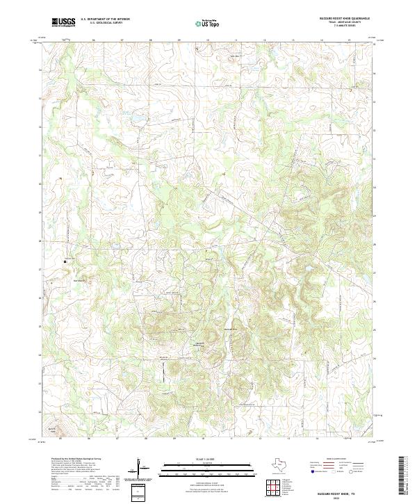 Buzzard Roost Knob topographic map thumbnail