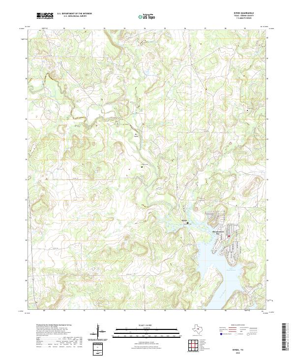 Byrds topographic map thumbnail