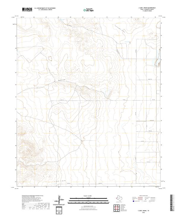 C And L Draw topographic map thumbnail