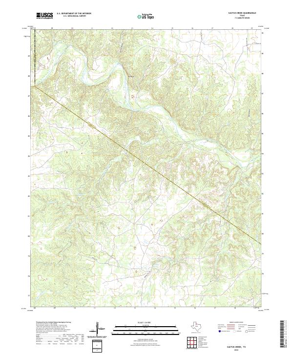 Cactus Creek topographic map thumbnail