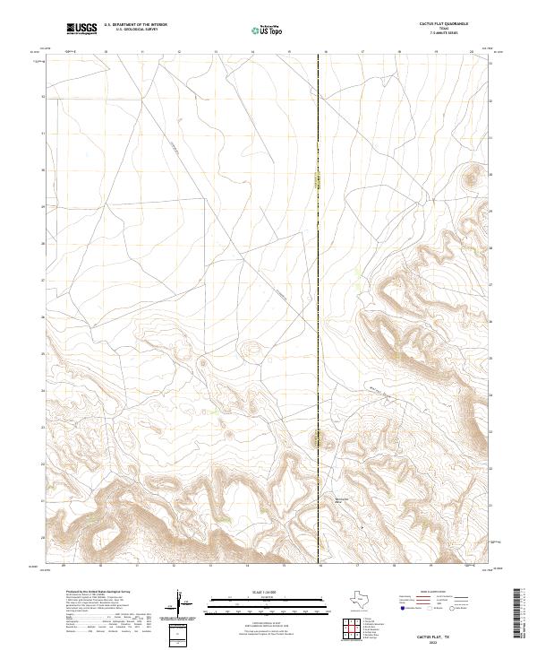 Cactus Flat topographic map thumbnail