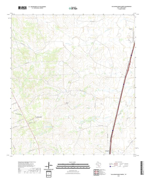 Callaghan Ranch North topographic map thumbnail