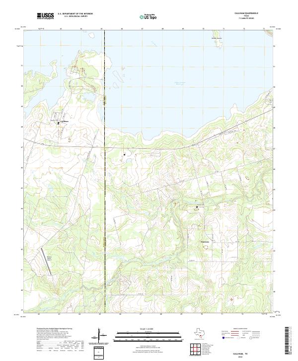 Calliham topographic map thumbnail