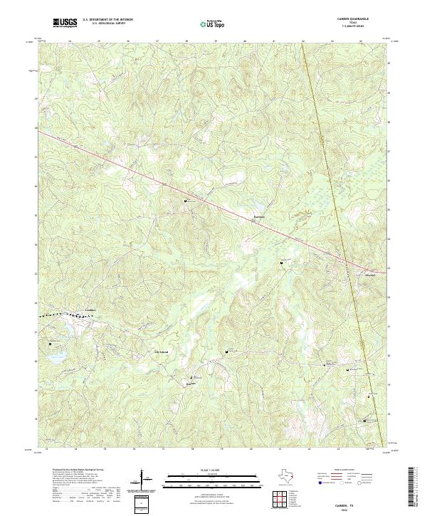 Camden topographic map thumbnail