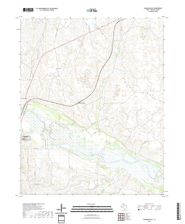 Canadian East topographic map thumbnail