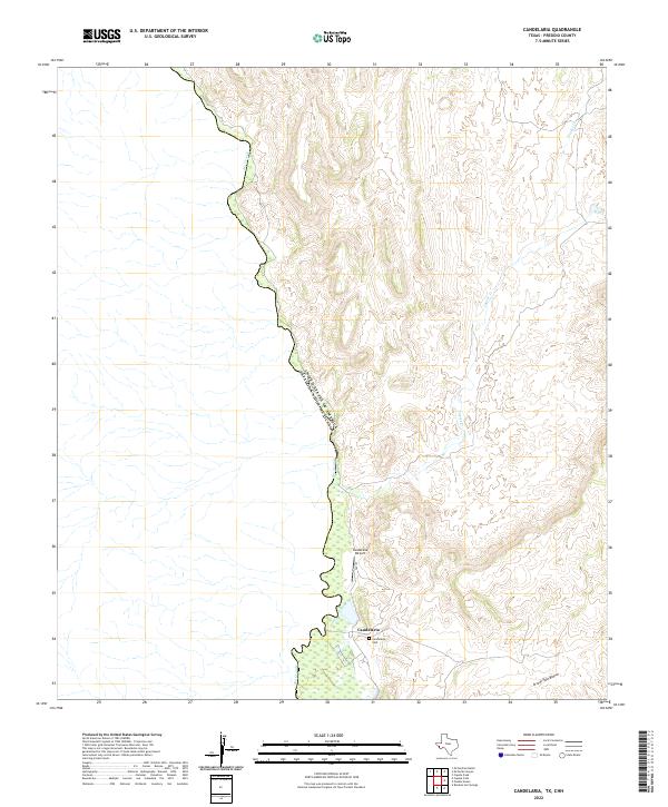 Candelaria topographic map thumbnail