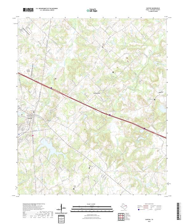 Canton topographic map thumbnail