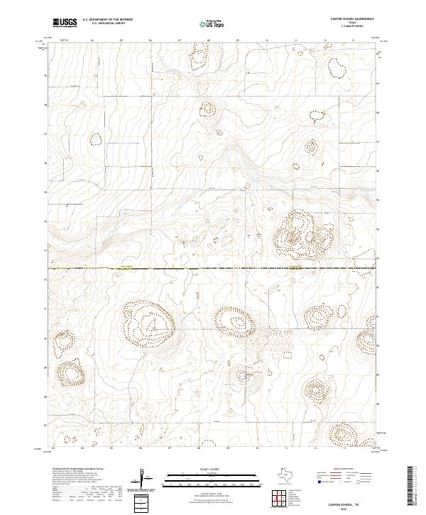 Canyon School topographic map thumbnail