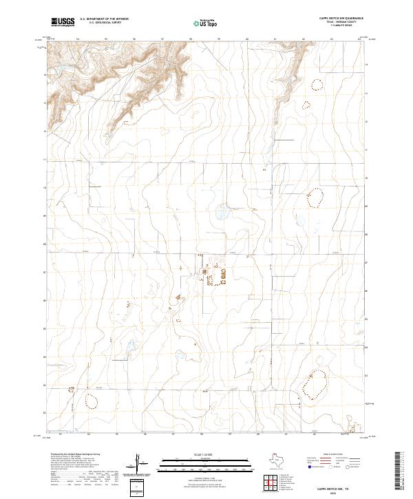 Capps Switch NW topographic map thumbnail