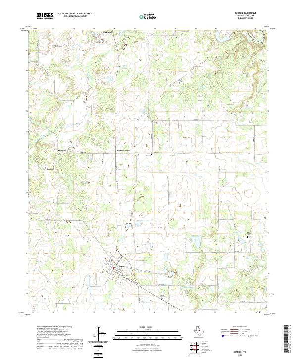 Carbon topographic map thumbnail