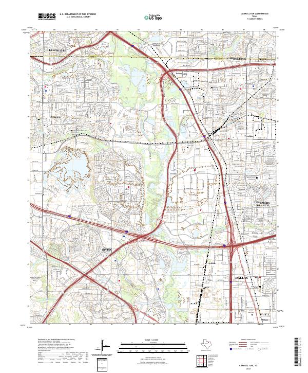 Carrollton topographic map thumbnail
