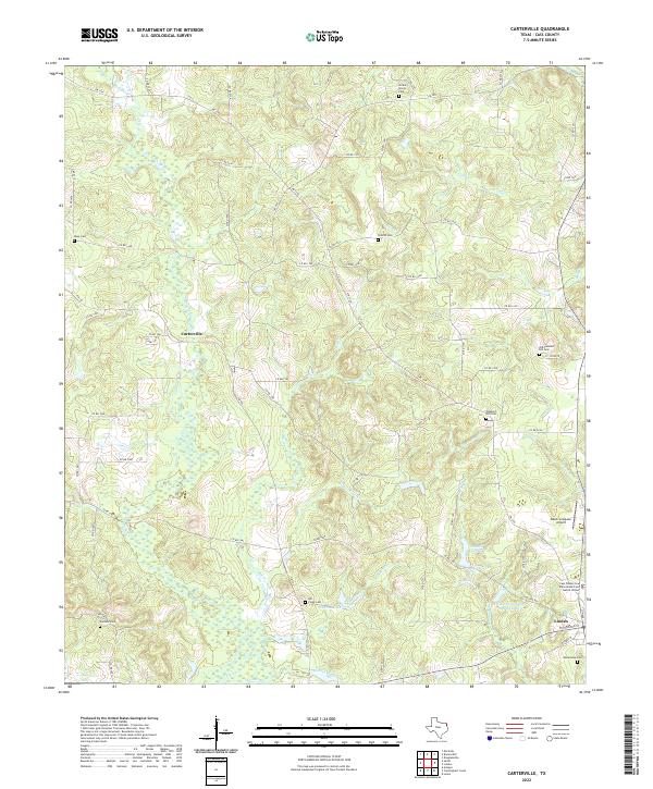 Carterville topographic map thumbnail
