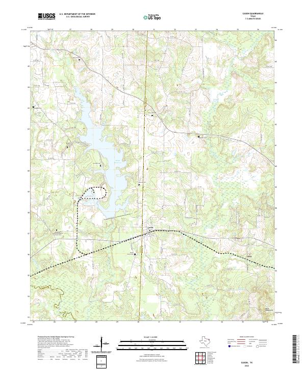 Cason topographic map thumbnail