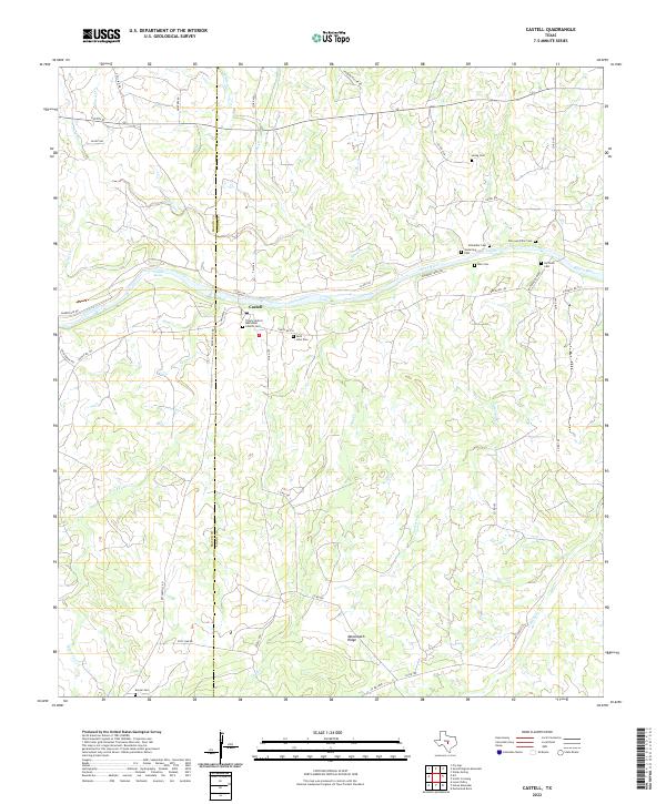 Castell topographic map thumbnail