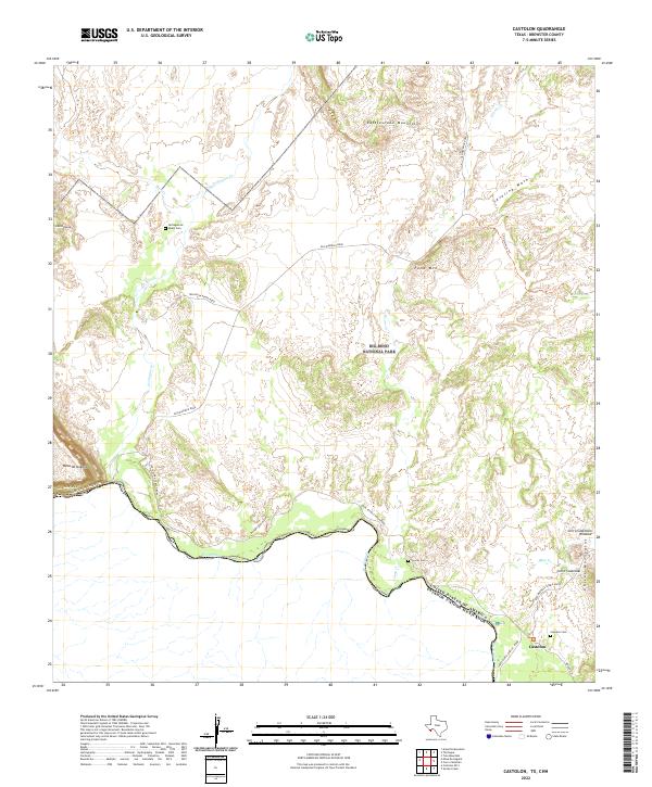 Castolon topographic map thumbnail