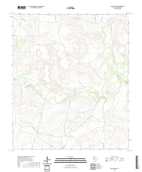 Causey Draw topographic map thumbnail