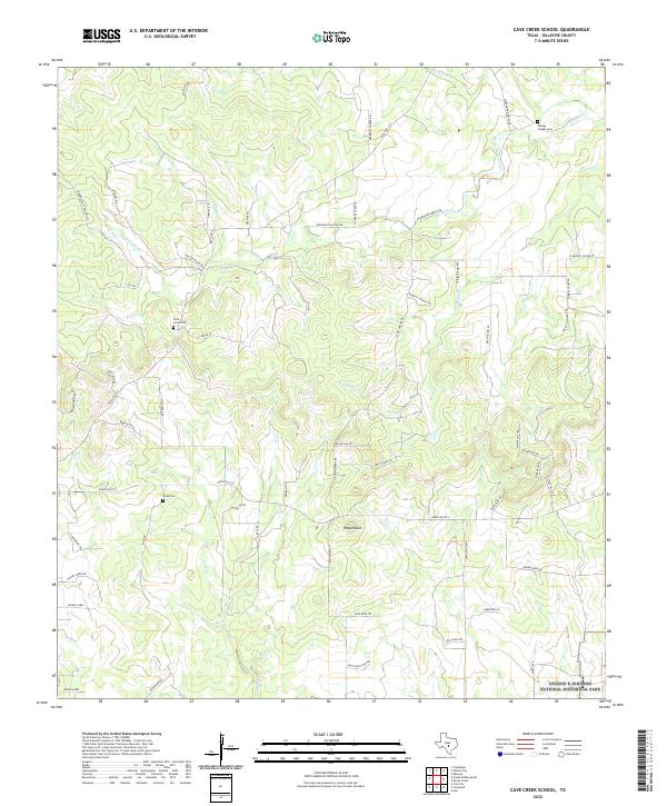 Cave Creek School topographic map thumbnail