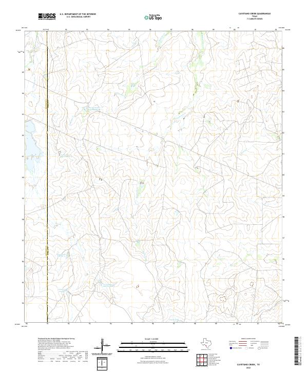 Cayetano Creek topographic map thumbnail