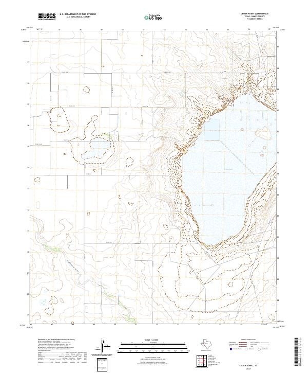 Cedar Point topographic map thumbnail