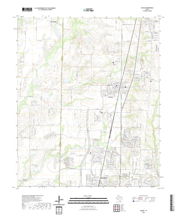 Celina topographic map thumbnail