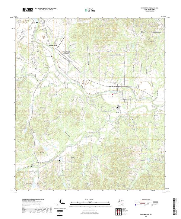Center Point topographic map thumbnail