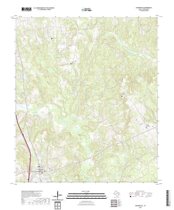 Centerville topographic map thumbnail