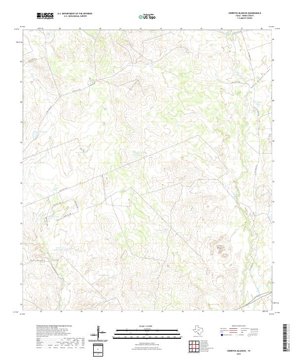 Cerritos Blancos topographic map thumbnail