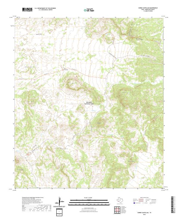 Cerro Castellan topographic map thumbnail