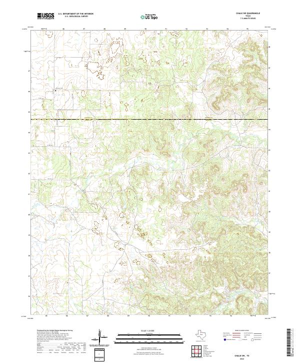 Chalk SW topographic map thumbnail