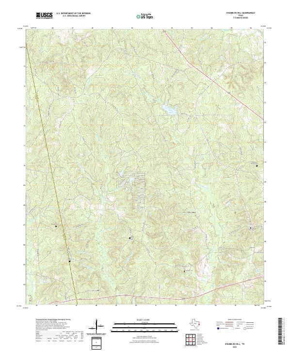 Chambliss Hill topographic map thumbnail