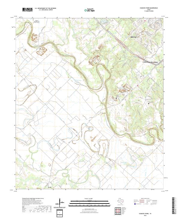 Chances Store topographic map thumbnail