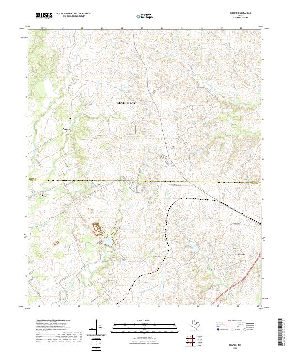 Chapin topographic map thumbnail