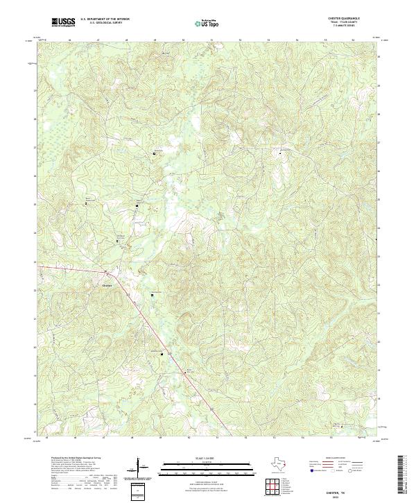 Chester topographic map thumbnail
