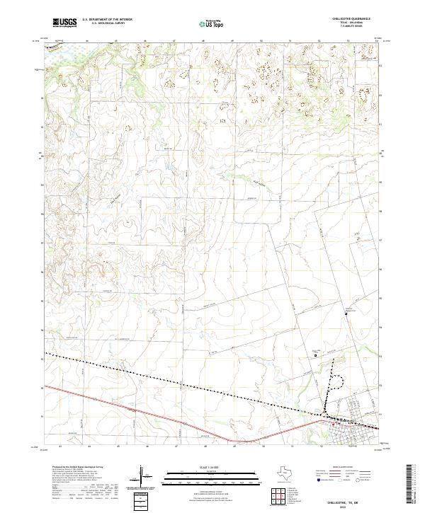Chillicothe topographic map thumbnail