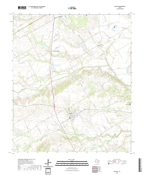 Chilton topographic map thumbnail
