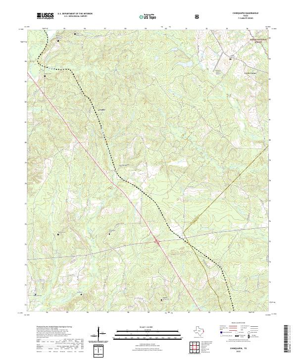 Chinquapin topographic map thumbnail