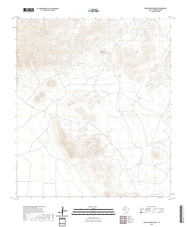Chispa Mountain NW topographic map thumbnail