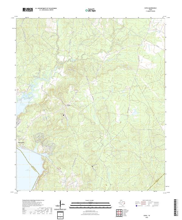 Chita topographic map thumbnail
