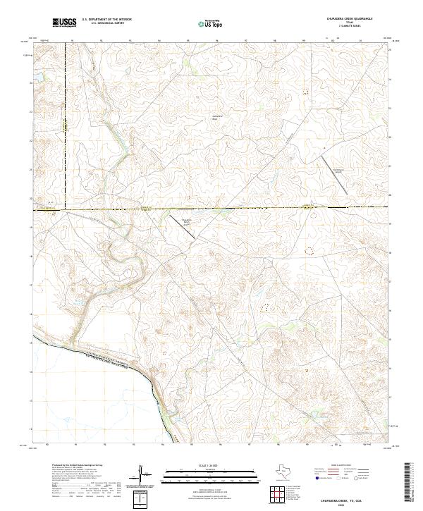 Chupadera Creek topographic map thumbnail