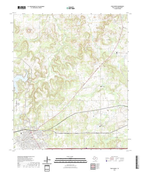 Cisco North topographic map thumbnail