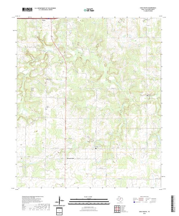 Cisco South topographic map thumbnail