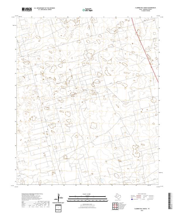 Clabber Hill Ranch topographic map thumbnail