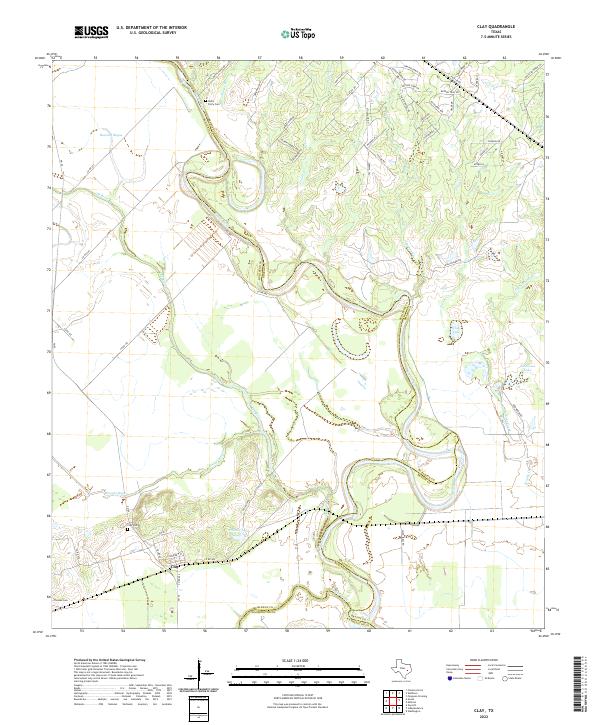 Clay topographic map thumbnail