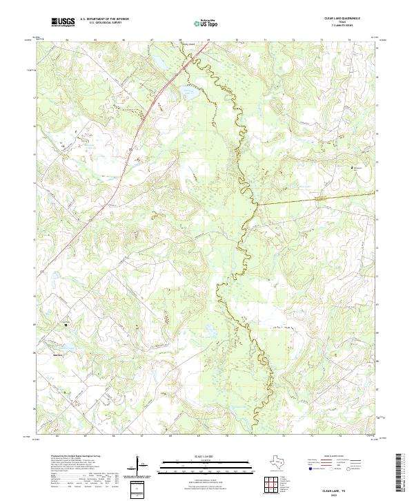 Clear Lake topographic map thumbnail