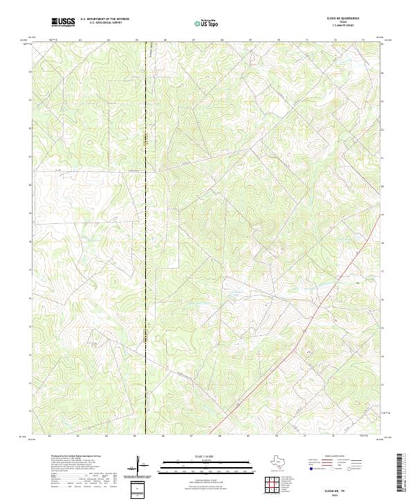 Clegg NE topographic map thumbnail