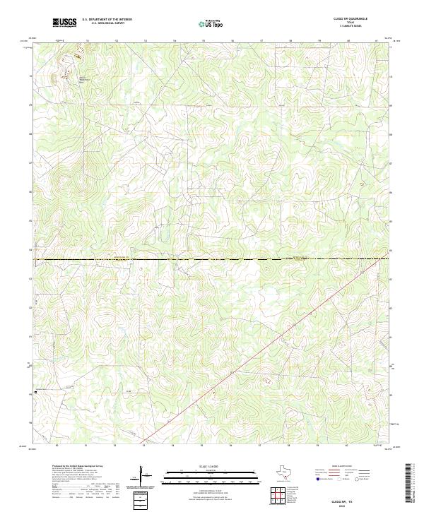 Clegg SW topographic map thumbnail