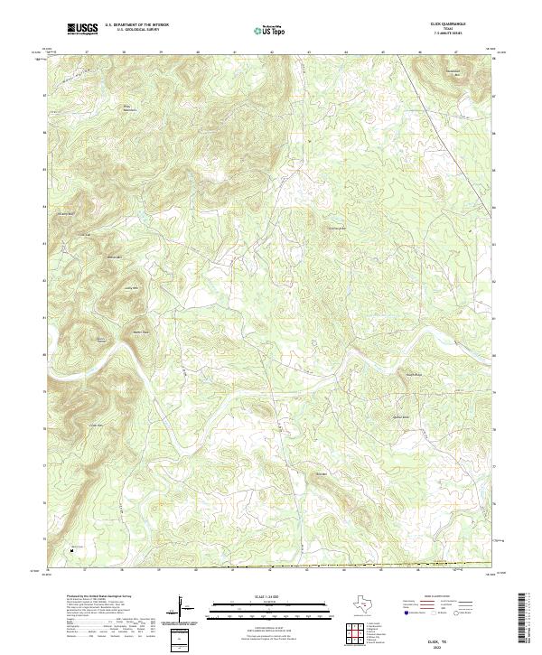 Click topographic map thumbnail