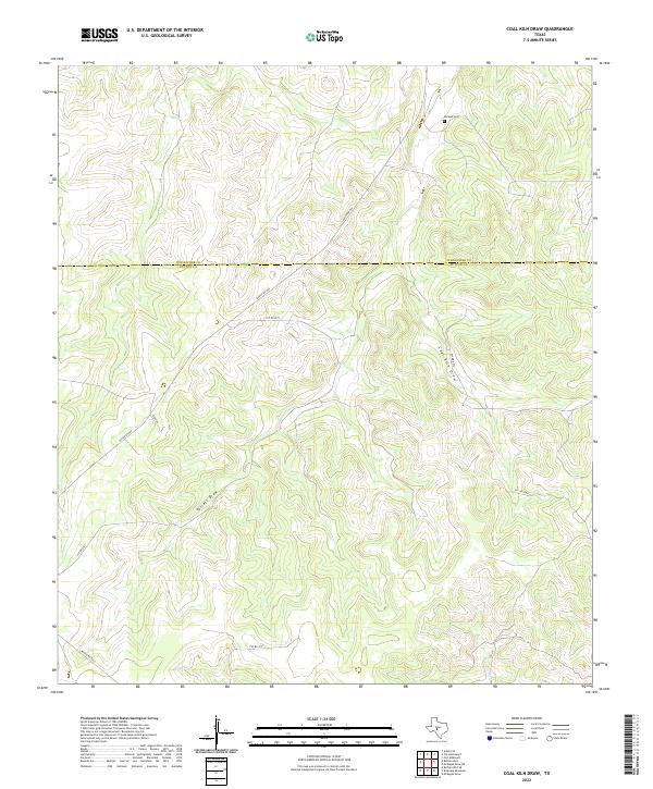 Coal Kiln Draw topographic map thumbnail