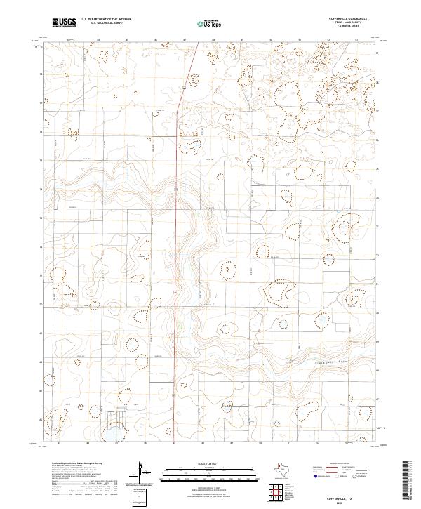 Cofferville topographic map thumbnail
